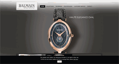 Desktop Screenshot of en.balmainwatches.com